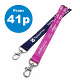 Earth friendly recycled PET lanyards from 41p