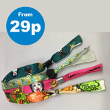 Full colour festival wristbands from 29p each