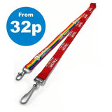 Flat polyester lanyards from 32p