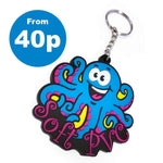 Soft PVC keychains from 40p each
