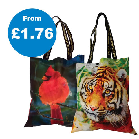 Full colour tote bags from £1.76 each